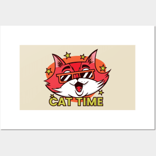 Cat Time Posters and Art